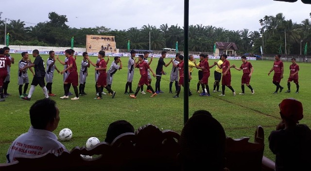 Gelora  FC  Libas Meulaboh FC  Pada Laga Exsebisi