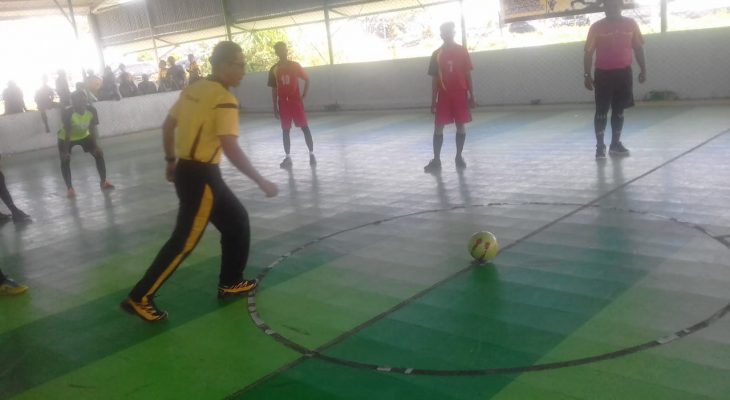 Hut Bhayangkara Ke 72, Polres Nagan Raya Gelar Turnamen Futsal