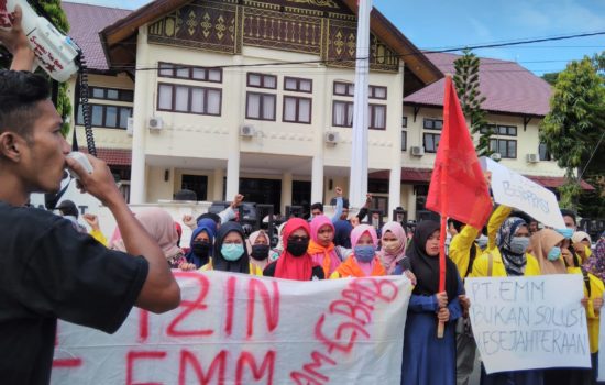 Rakyat Beutong Ateuh Tolak Bantuan Dari PT. EMM