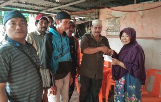 BP Gappencak Aceh Barat Berikan Santunan