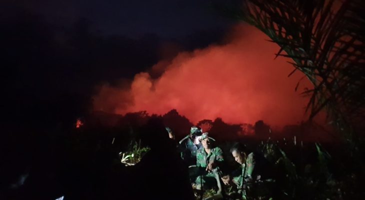 Lima Hektar kebun Rakyat Terbakar