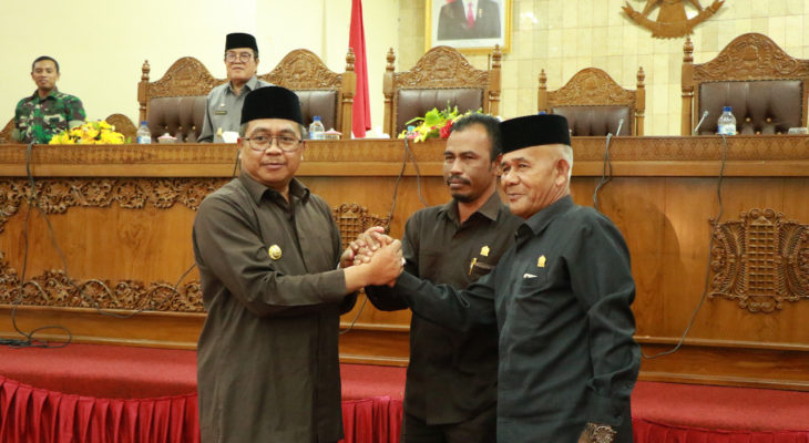 DPRK Aceh Barat Sahkan Qanun APBK Perubahan