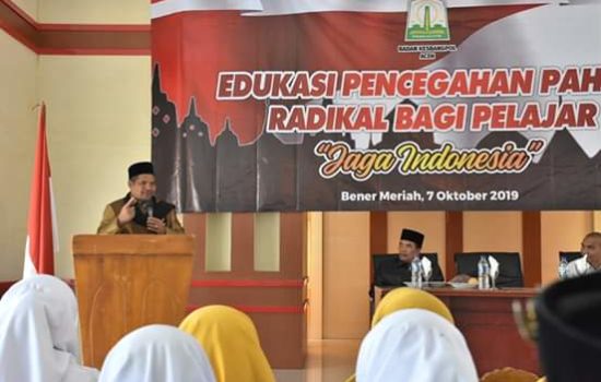 Kesbangpol Aceh Beri Pemahaman Tentang Bahaya Paham Redikal