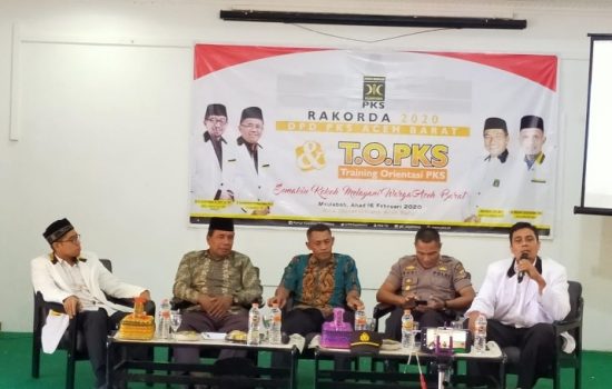 PKS Aceh Barat Canangkan 2020 Sebagai Tahun Rekrutmen Anggota Baru