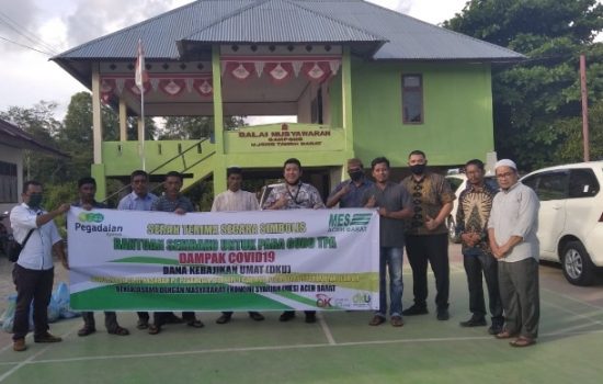 Pengadai Syariah Aceh Barat  Salurkan Sembako Dampak Covid 19