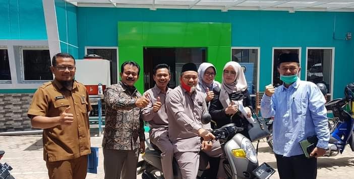 Gunakan Scoopy, Anggota Pansus DPRK Aceh Tengah Kunjungi Dinas Dukcapil