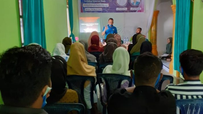 KNPI Nagan Raya Berikan Edukasi Wawasan Kebangsaan ke Pemuda Darul Makmur
