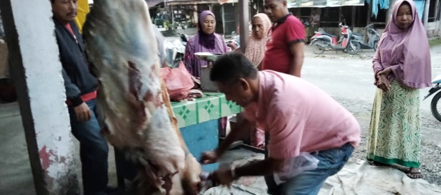 Harga Daging Meugang Di Nagan Berkisar 170.000 Hingga 180.000 Per Kilo