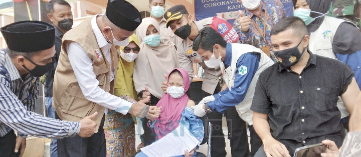 Pemerintahan Jamin Idham Kembali Lakukan Vaksinasi Dengan Sasaran Anak SD