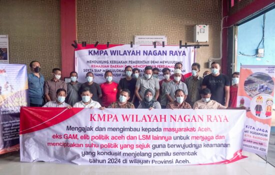 KMPA Nagan Raya Ajak Semua Pihak Rawat Perdamaian di Provinsi Aceh