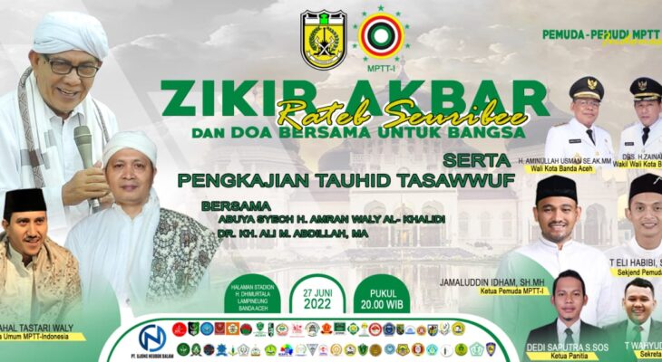 Pencinta Tauhid Tasawuf Mengajak Masyarakat Aceh Untuk Berzikir