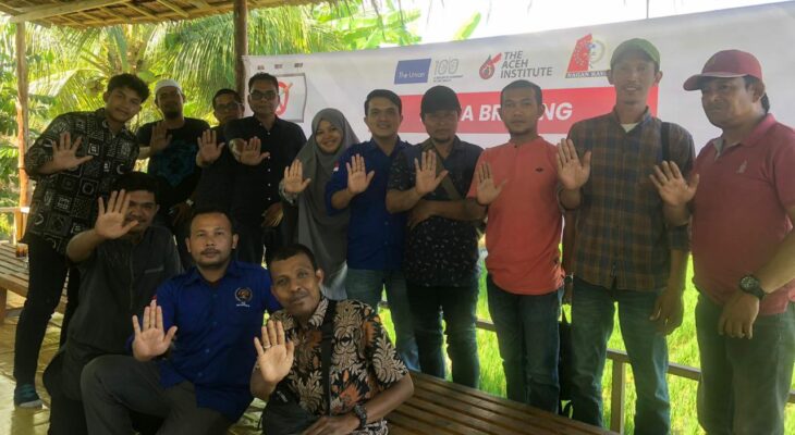 Ada Apa The Aceh Institute Breifing bersama Wartawan Nagan Raya